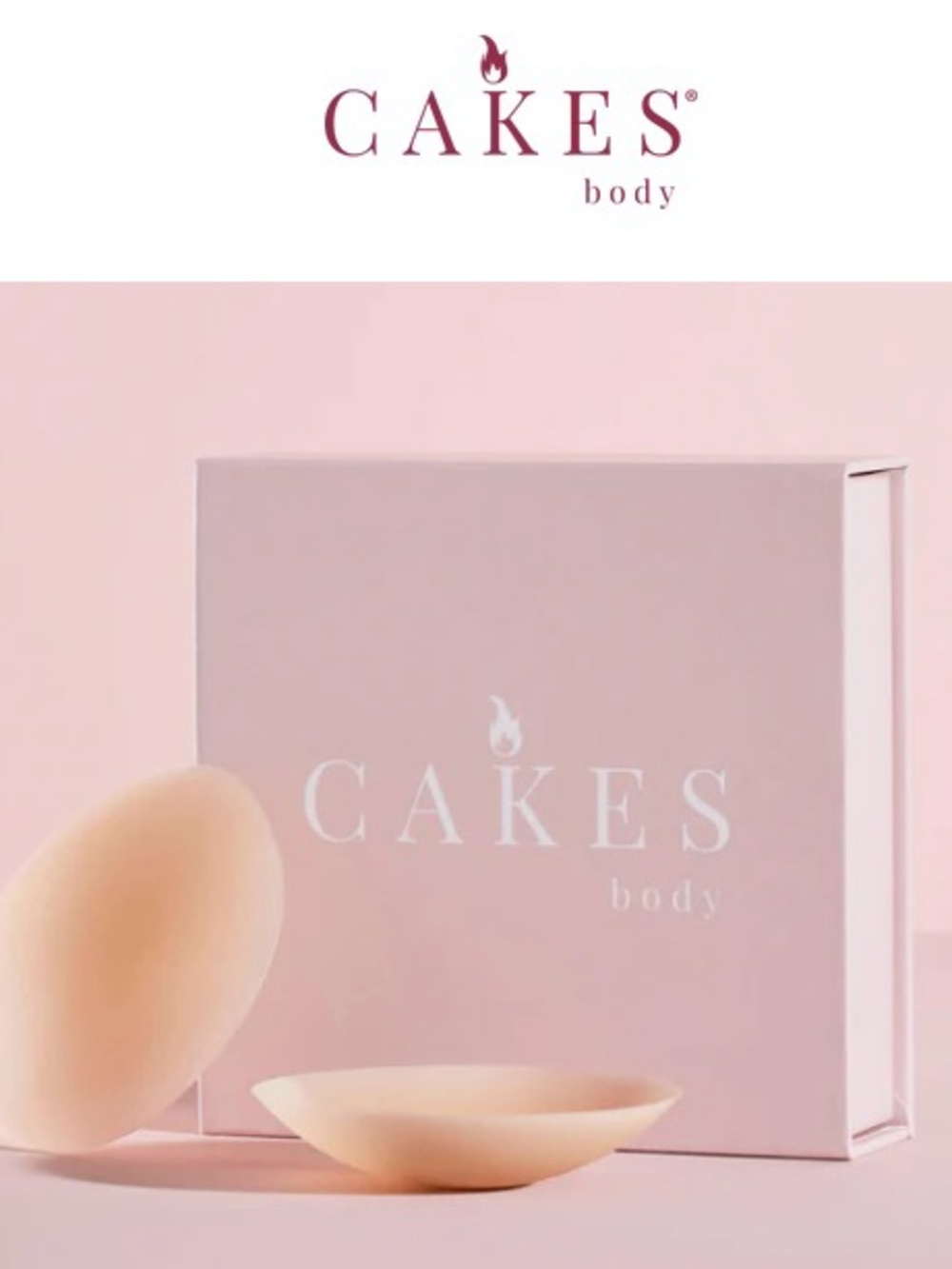 CAKES Body Silicone Nipple Covers - Plus in honey color DDD+